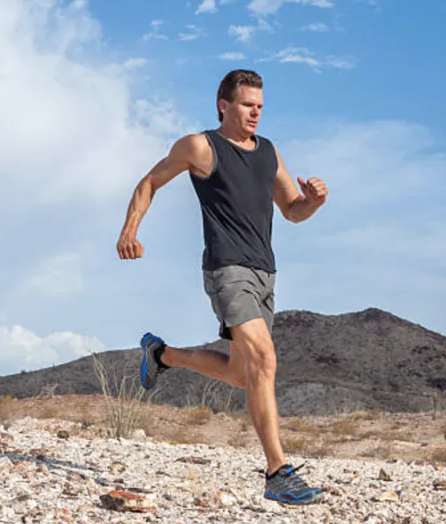man running